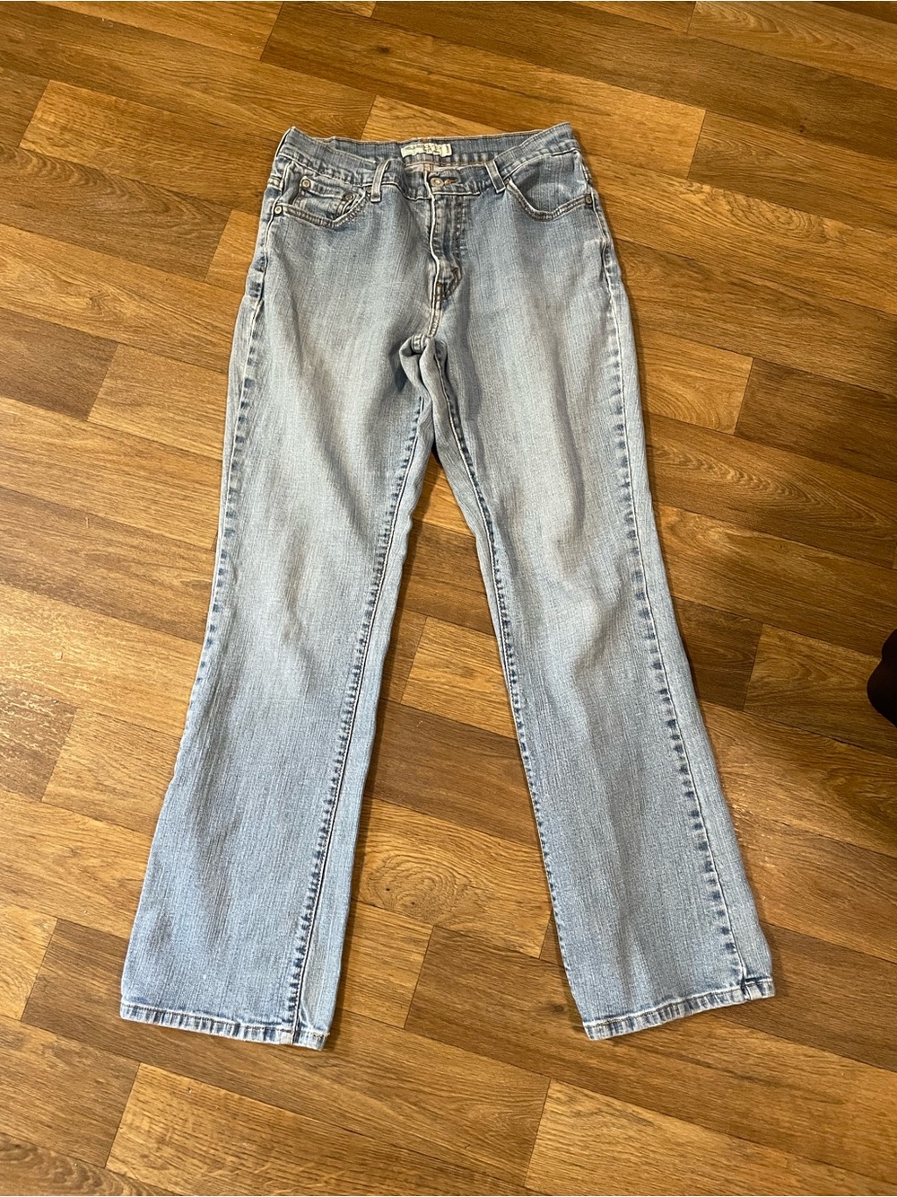 Levi's Light Blue Boot Cut Jeans 550 10 Medium